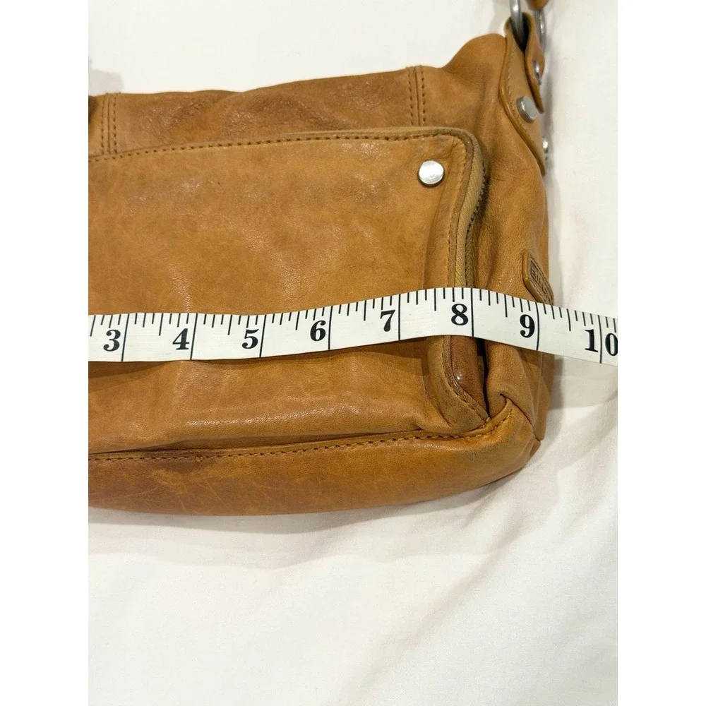 Ellington Eva Leather Crossbody Bag Tan Vintage Inspired Boho Y2K